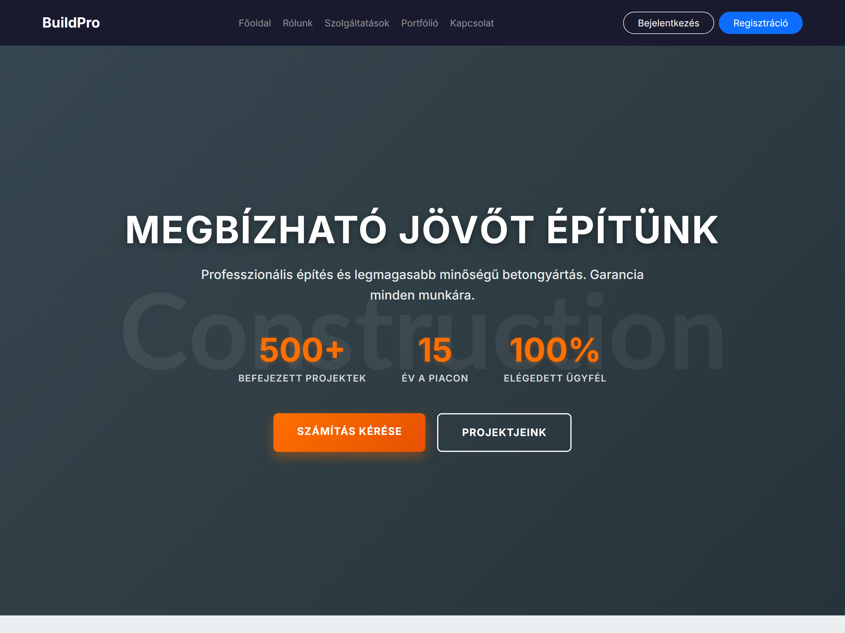 Construction Company Pro