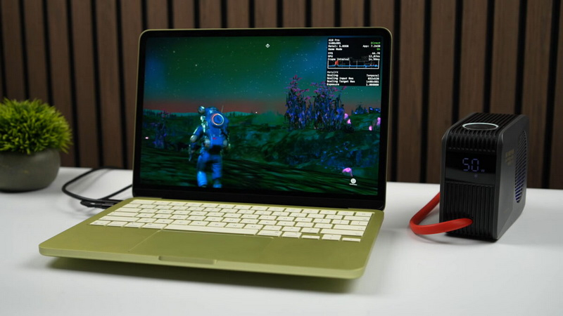 A MacBook Neo folyadékkondenzátort kapott, és most a teljesítménye a No Man’s Sky játékban kétszeresére nőtt