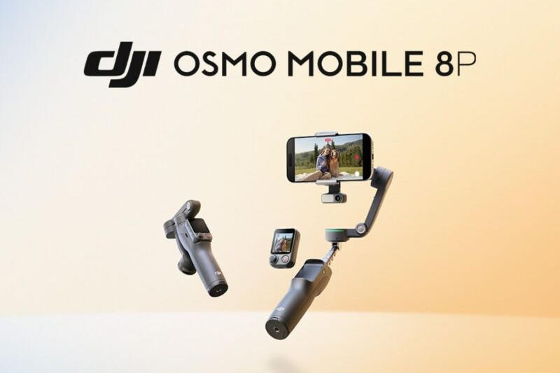 Az új stabilizátor a DJI Osmo Mobile 8P-hez, amely eltávolítható vezérlőképernyővel rendelkezik, megjelent a piacon