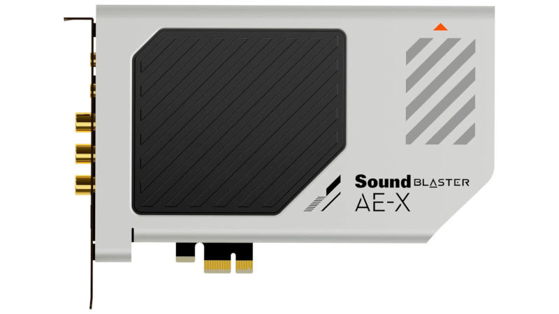 A Creative kiadta a Sound Blaster AE‑X hangkártyát, amely képes feldolgozni 32‑bites hangot akár 384 kHz sebességgel.