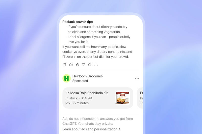 A ChatGPT most reklámokat jelenít meg, de nem mindenki fog azonnal észrevenni őket.