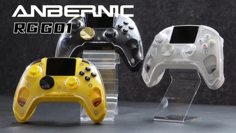 Az Anbernic RG G01 debütál játékvezérlőként beépített szívritmus-szenzorral és kijelzővel.