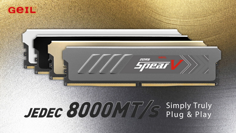 A GeIL bemutatta a DDR5 modult, amely normál üzemmódban 8000 MT/s áteresztőképességgel rendelkezik.
