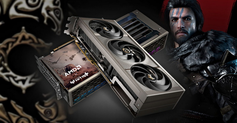A Sapphire bemutatta a Radeon RX 9070 XT Nitro+‑t a Crimson Desert játékszerű megjelenésében.