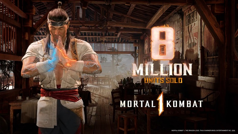 A Mortal Kombat 1 eladása meghaladta a 8 millió példányt, de az előző játék rekordja még mindig elérhetetlen