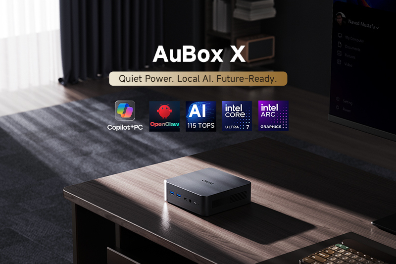 A Chuwi új, kompakt PC-t, az AuBox X-et adta ki Intel Core Ultra processzorral.