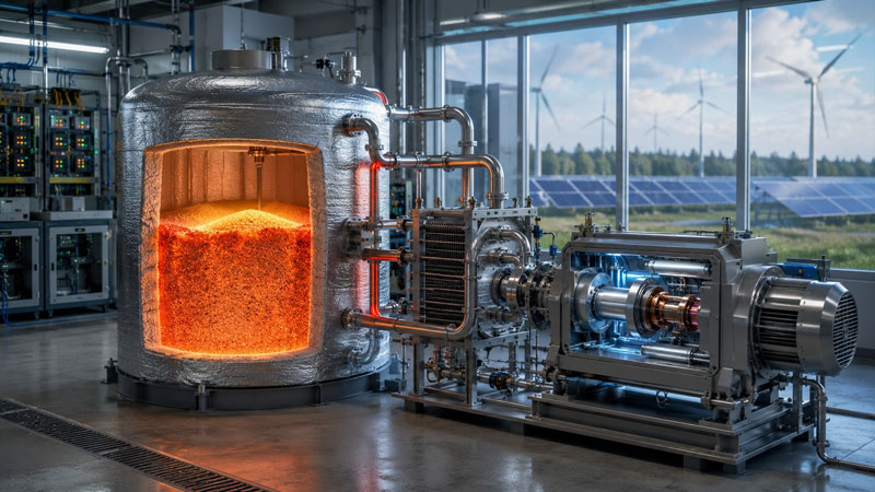 A finn mérnökök a Stirling-motort használták arra, hogy elektromos energiát nyerjenek forró homokból