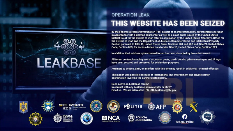 Az USA és az Europol feltárta a LeakBase-t, amely a világ egyik legnagyobb hackerek fórumja, 142 000 résztvevővel.