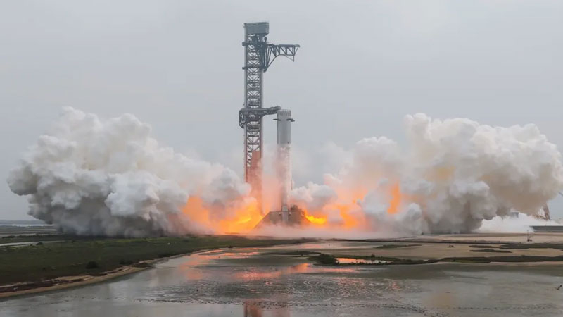 A SpaceX befejezte az új Super Heavy kezdeti tűzgyakorlatát, most készen áll a Starship V3 indítására