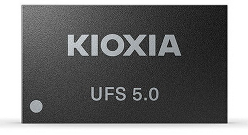 A Kioxia elkezdte a teszt UFS 5.0‑chipek flash memóriájának szállítását az új elsőrendű telefonokhoz.