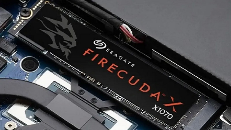 A Seagate új FireCuda X1070 PCIe 4.0 SSD sorozatot dob ki, amely 7 GB/s‑nál nagyobb olvasási sebességet kínál.
