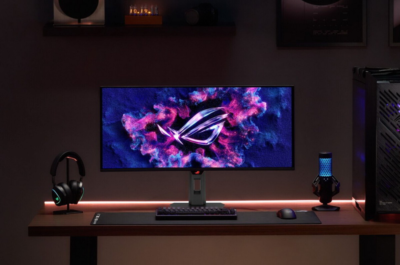 Az Asus bemutatta új hordozható érintőképernyős monitorját, a ROG Strix XG129C-t (12,3”) és a játékos OLED-monitorját, a ROG Strix XG34WCDMS-t (34”).