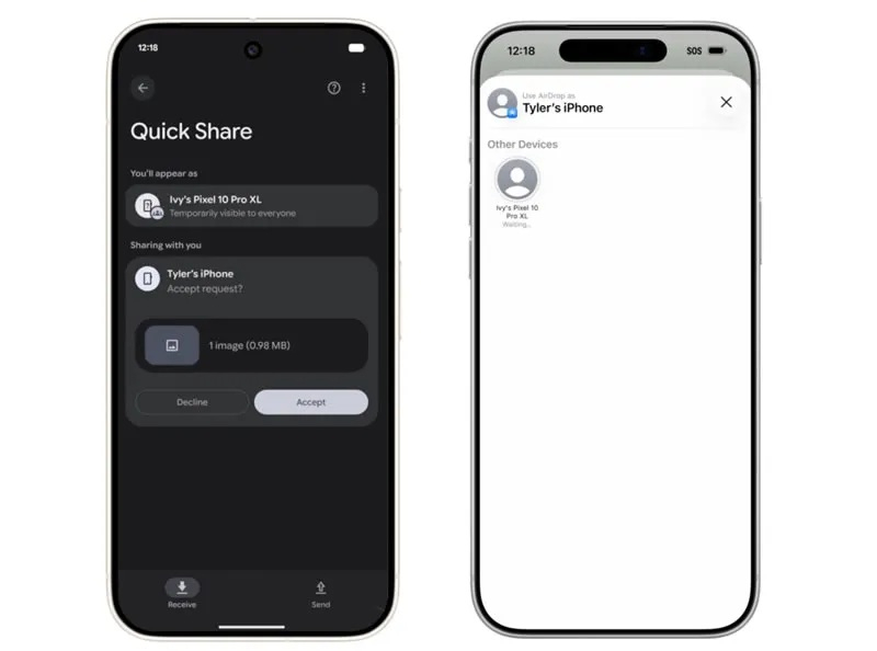 Az Oppo telefonok hamarosan képesek lesznek az iPhone fényképeit és fájljait AirDrop segítségével továbbítani.