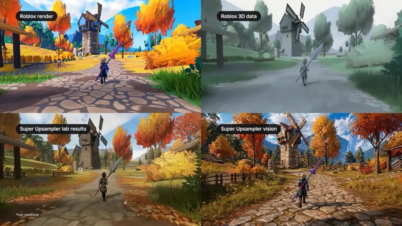 A Roblox a Reality-t fejleszti – egy fotórealisztikus játékplatformot AI‑rendereléssel, amelyet „DLSS 5 otthonunkban” névre hívott.