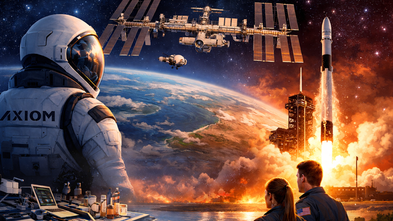 Az Axiom és a NASA megállapodást kötött: az új, űrturista csapatja 2027 januárjában repül a Földhöz közel eső világítótoronyra (ISS).