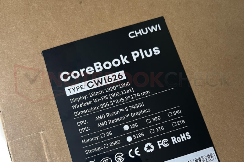 A Chuwi újra kiderült a processzorcsere miatt: a laptopban gyenge Ryzen található, összehasonlítva az állított jellemzőkkel