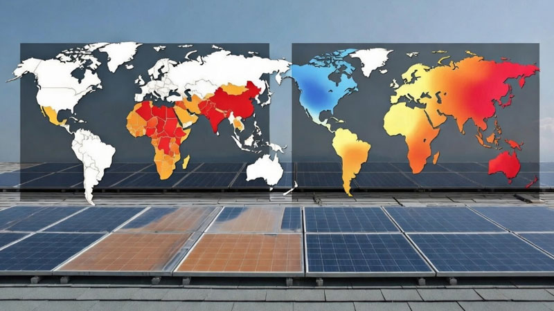 A globális felmelegedés gyorsulása fokozza a tetőn lévő napenergia panelek kopását – az „napenergiás” áram ára emelkedik, ha nem teszünk semmit.