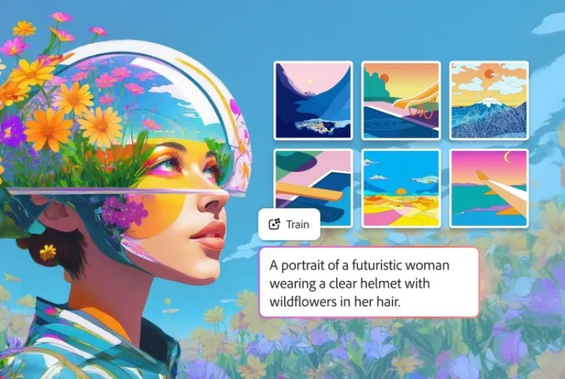 Az Adobe Firefly most már lehetővé teszi, hogy az AI képgenerátort saját műveiddel tanítsd.