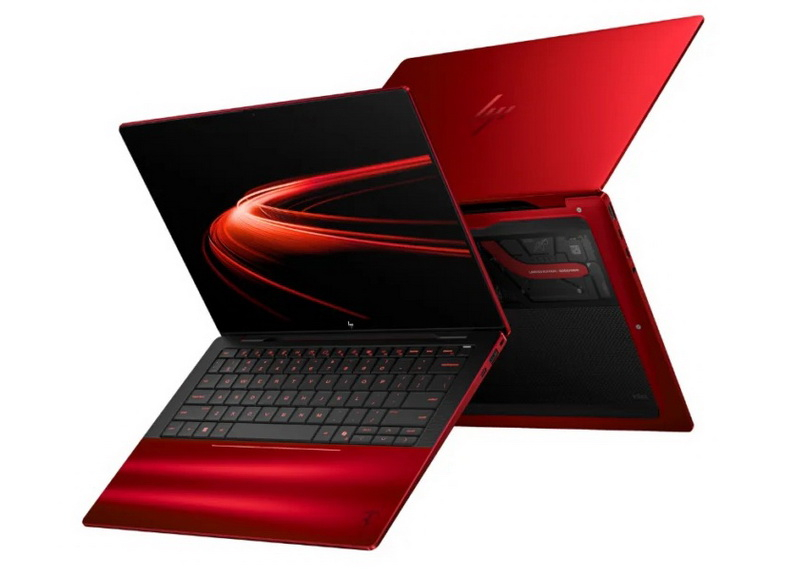 Az HP együttműködésben a Ferrari-val bemutatta a limitált kiadású piros Scuderia Ferrari AI PC számítógépet, amely 5599 dollárba került.