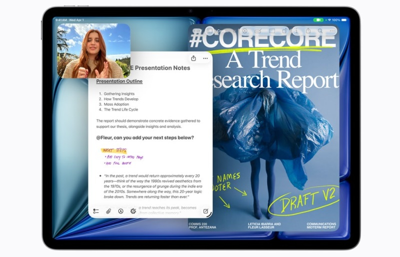 Az Apple frissített iPad Air-t adta ki az M4 chipevel, 12 GB RAM-mal és a kezdőár 599 dollár.