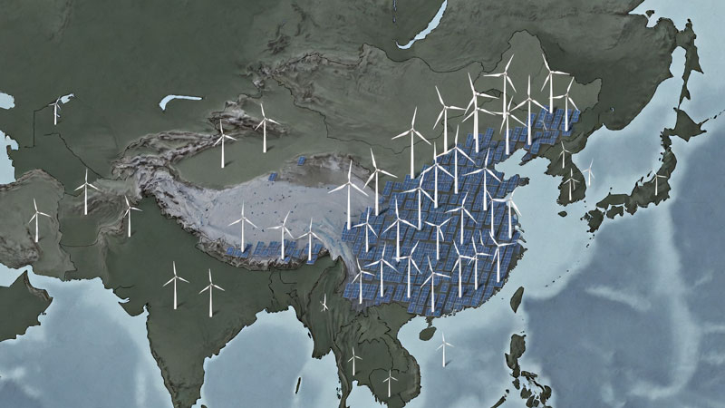 A Kína és India a globális zöld energia fejlesztését előmozdítja, míg a G7 országok hátrányba kerülnek a fejlődésben.