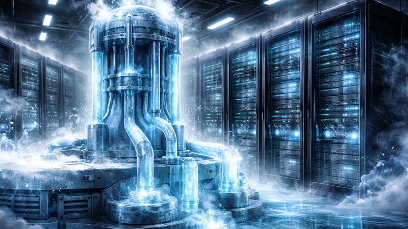 Kínai tudósok létrehoztak egy „csapásfagyasztást” – módszert, amellyel 20 másodperc alatt lehűtik az AI‑szervereket fúrónélkül.