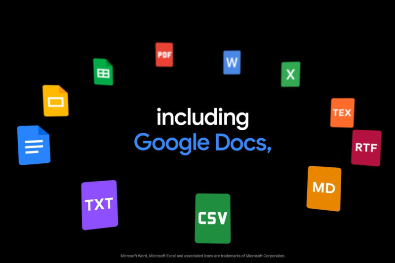 A Google Gemini most már képes egyszerű kérés alapján Word-, Excel- és más fájltípusú dokumentumokat létrehozni.