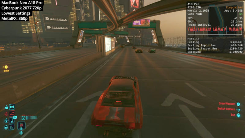 Az Apple MacBook Neo-t játékos teszteken ellenőrizték – az eredmények túlságosan kielégítőek